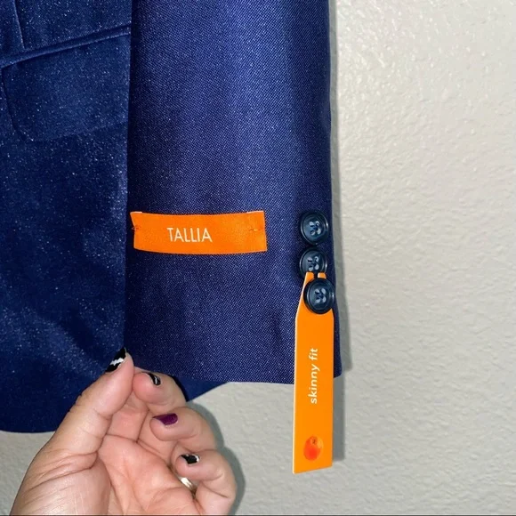 Tallia - Royal Blue Kids Blazer Suit Jacket Size 12